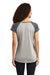 Sport-Tek LST362 Womens Contender Heather Moisture Wicking Short Sleeve Wide Neck T-Shirt Vintage Grey/Graphite Grey Back