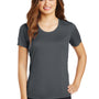 Sport-Tek Womens Elevate Moisture Wicking Short Sleeve Scoop Neck T-Shirt - Iron Grey - Closeout