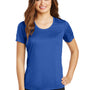 Sport-Tek Womens Elevate Moisture Wicking Short Sleeve Scoop Neck T-Shirt - True Royal Blue - Closeout