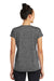 Sport-Tek LST390 Womens Electric Heather Moisture Wicking Short Sleeve Crewneck T-Shirt Grey Back