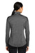 Sport-Tek LST397 Womens Electric Heather Moisture Wicking 1/4 Zip Sweatshirt Grey Back
