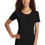Sport-Tek Womens Moisture Wicking Short Sleeve Scoop Neck T-Shirt - Black