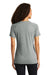 Sport-Tek LST400 Womens Moisture Wicking Short Sleeve Scoop Neck T-Shirt Heather Dark Grey Back