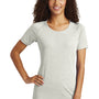 Sport-Tek Womens Moisture Wicking Short Sleeve Scoop Neck T-Shirt - Heather Light Grey