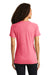 Sport-Tek LST400 Womens Moisture Wicking Short Sleeve Scoop Neck T-Shirt Heather Fuchsia Pink Back