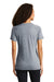 Sport-Tek LST400 Womens Moisture Wicking Short Sleeve Scoop Neck T-Shirt Heather Navy Blue Back