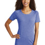 Sport-Tek Womens Moisture Wicking Short Sleeve Scoop Neck T-Shirt - Heather True Royal Blue