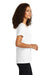 Sport-Tek LST400 Womens Moisture Wicking Short Sleeve Scoop Neck T-Shirt White Side