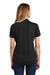 Sport-Tek LST405 Womens Moisture Wicking Short Sleeve Polo Shirt Black Back