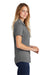 Sport-Tek LST405 Womens Moisture Wicking Short Sleeve Polo Shirt Dark Grey Side