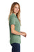 Sport-Tek LST405 Womens Moisture Wicking Short Sleeve Polo Shirt Forest Green Side