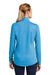 Sport-Tek LST407 Womens Moisture Wicking 1/4 Zip Sweatshirt Pond Blue Back