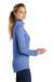 Sport-Tek LST407 Womens Moisture Wicking 1/4 Zip Sweatshirt Royal Blue Side