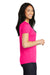 Sport-Tek LST450 Womens Competitor Moisture Wicking Short Sleeve Scoop Neck T-Shirt Neon Pink Side