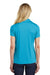 Sport-Tek LST550 Womens Competitor Moisture Wicking Short Sleeve Polo Shirt Atomic Blue Back