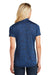 Sport-Tek LST590 Womens Electric Heather Moisture Wicking Short Sleeve Polo Shirt Dark Royal Blue Back
