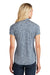 Sport-Tek LST590 Womens Electric Heather Moisture Wicking Short Sleeve Polo Shirt Navy Blue Back