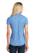 Sport-Tek LST590 Womens Electric Heather Moisture Wicking Short Sleeve Polo Shirt Royal Blue Back