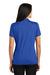 Sport-Tek LST630 Womens Tough Moisture Wicking Short Sleeve Polo Shirt Royal Blue Back