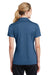 Sport-Tek LST640 Womens RacerMesh Moisture Wicking Short Sleeve Polo Shirt Dawn Blue Back