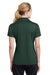 Sport-Tek LST640 Womens RacerMesh Moisture Wicking Short Sleeve Polo Shirt Forest Green Back