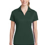 Sport-Tek Womens RacerMesh Moisture Wicking Short Sleeve Polo Shirt - Dark Forest Green