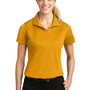 Sport-Tek Womens Sport-Wick Moisture Wicking Short Sleeve Polo Shirt - Gold
