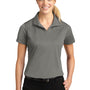 Sport-Tek Womens Sport-Wick Moisture Wicking Short Sleeve Polo Shirt - Concrete Grey