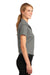 Sport-Tek LST650 Womens Sport-Wick Moisture Wicking Short Sleeve Polo Shirt Grey Concrete Side