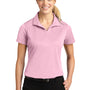 Sport-Tek Womens Sport-Wick Moisture Wicking Short Sleeve Polo Shirt - Light Pink