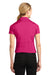 Sport-Tek LST650 Womens Sport-Wick Moisture Wicking Short Sleeve Polo Shirt Fuchsia Pink Back