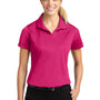 Sport-Tek Womens Sport-Wick Moisture Wicking Short Sleeve Polo Shirt - Raspberry Pink