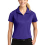 Sport-Tek Womens Sport-Wick Moisture Wicking Short Sleeve Polo Shirt - Purple