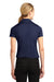 Sport-Tek LST650 Womens Sport-Wick Moisture Wicking Short Sleeve Polo Shirt Navy Blue Back