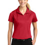 Sport-Tek Womens Sport-Wick Moisture Wicking Short Sleeve Polo Shirt - True Red