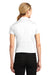 Sport-Tek LST650 Womens Sport-Wick Moisture Wicking Short Sleeve Polo Shirt White Back