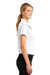 Sport-Tek LST650 Womens Sport-Wick Moisture Wicking Short Sleeve Polo Shirt White Side