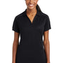 Sport-Tek Womens Sport-Wick Moisture Wicking Short Sleeve Polo Shirt - Black/Iron Grey