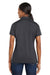 Sport-Tek LST653 Womens Sport-Wick Moisture Wicking Short Sleeve Polo Shirt Iron Grey/White Back
