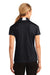 Sport-Tek LST655 Womens Sport-Wick Moisture Wicking Short Sleeve Polo Shirt Black/White Back