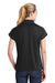 Sport-Tek LST659 Womens Sport-Wick Moisture Wicking Short Sleeve Polo Shirt Black Back