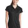 Sport-Tek Womens Sport-Wick Moisture Wicking Short Sleeve Polo Shirt - Black