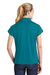 Sport-Tek LST659 Womens Sport-Wick Moisture Wicking Short Sleeve Polo Shirt Tropic Blue Back