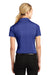 Sport-Tek LST660 Womens Heather Contender Moisture Wicking Short Sleeve Polo Shirt Cobalt Blue Back