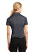 Sport-Tek LST660 Womens Heather Contender Moisture Wicking Short Sleeve Polo Shirt Graphite Grey Back