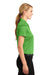 Sport-Tek LST660 Womens Heather Contender Moisture Wicking Short Sleeve Polo Shirt Turf Green Side