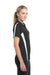 Sport-Tek LST685 Womens Micro-Mesh Moisture Wicking Short Sleeve Polo Shirt Iron Grey Side