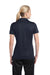 Sport-Tek LST690 Womens Active Mesh Moisture Wicking Short Sleeve Polo Shirt Navy Blue Back
