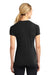 Sport-Tek LST700 Womens Ultimate Performance Moisture Wicking Short Sleeve V-Neck T-Shirt Black Back