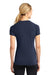 Sport-Tek LST700 Womens Ultimate Performance Moisture Wicking Short Sleeve V-Neck T-Shirt Navy Blue Back